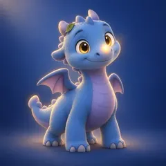 Milo the small dragon