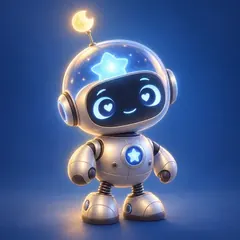 Orbit the little star robot