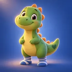 Rex the gentle dinosaur