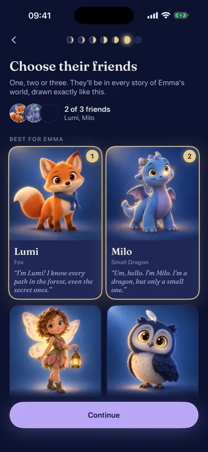 Choosing friends